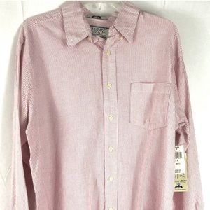 Rewire Button Front Long Sleeve Striped Shirt